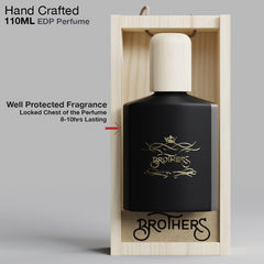 Sale: BROTHERS: 110ml EDP Perfume | Handcrafted Design | 100% Pure and Natural Fragrance