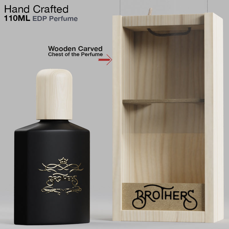 Sale: BROTHERS: 110ml EDP Perfume | Handcrafted Design | 100% Pure and Natural Fragrance
