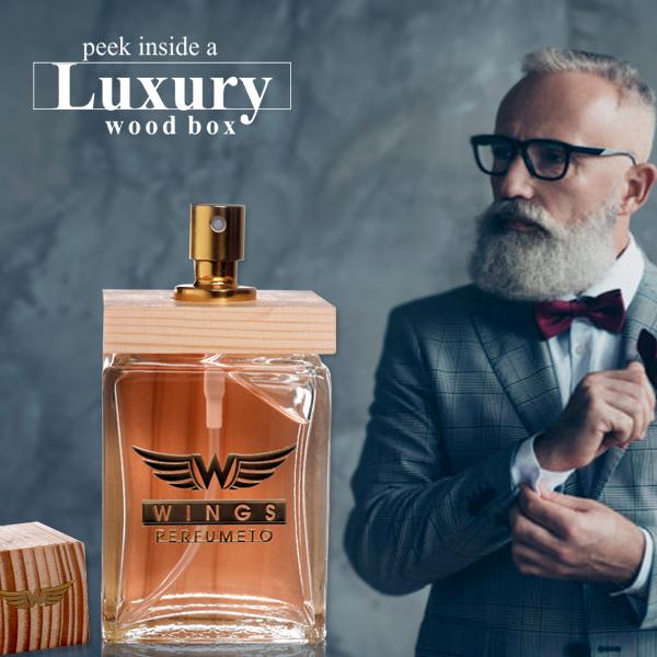 Sale: WINGS: 120ml EDP Perfume | Handcrafted Design | 100% Pure and Natural Fragrance