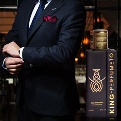 KING: Energetic Fragrance (100ml EDP) <p style="font-size:15px; color: green;">Lasts 8-10 Hours</p>